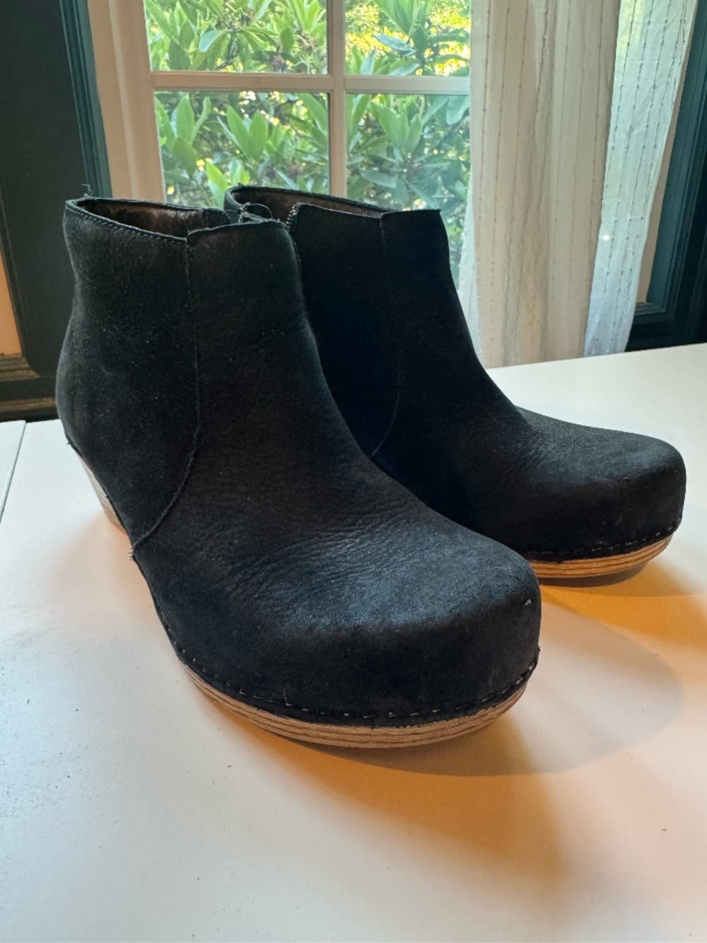 Dansko Suede Clogs 36